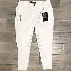 Aztec Diamond Equestrian White Technical Breeches, NEVER WORN TAGS ON!